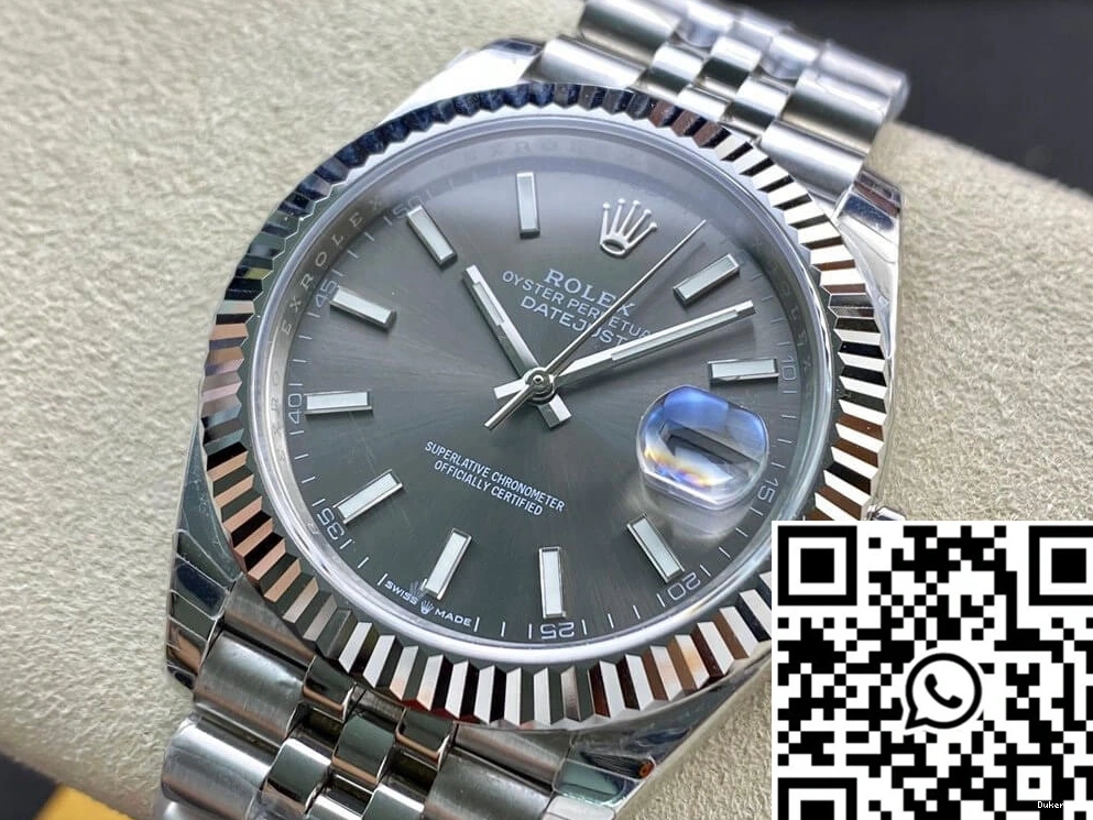 Dial Rolex M126334-0014 Datejust Factory EW Grey 0412